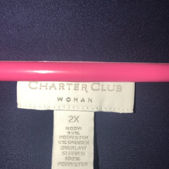 Charter Club 2X Blouse - Picture 4 of 4